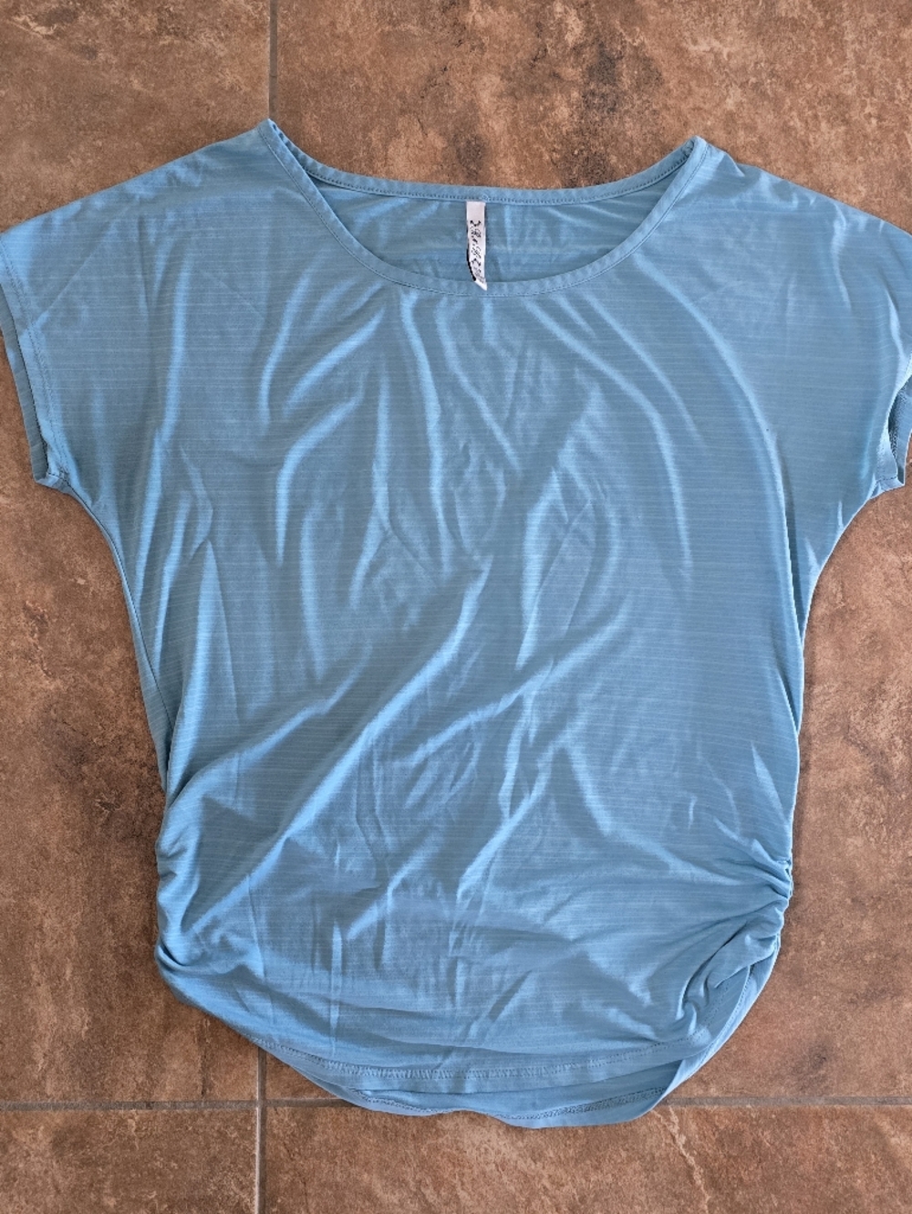 Light Blue | RNB | Ruched Loose Sleeve